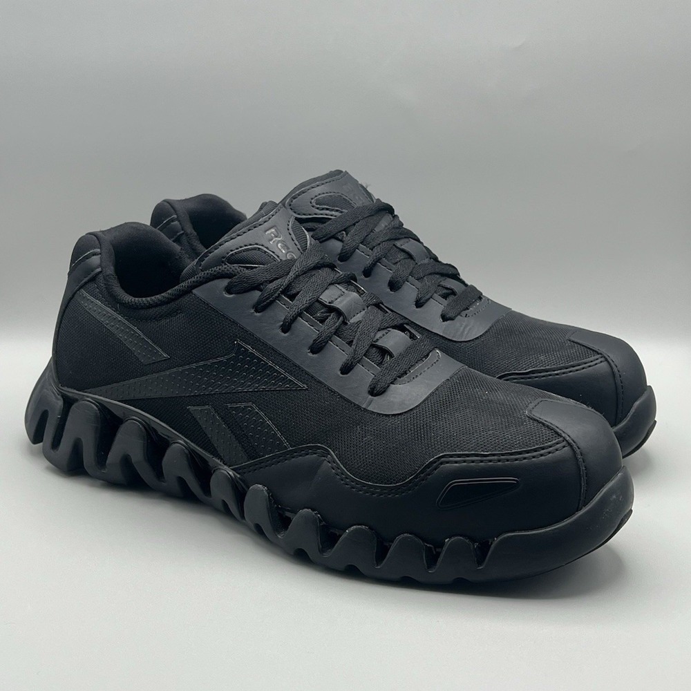 Reebok Work Zig Pulse Composite Toe Black Slip Resistant Boot - Men's Size 10 W